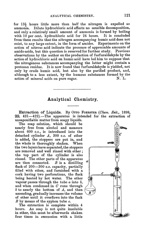 Analytical chemistry