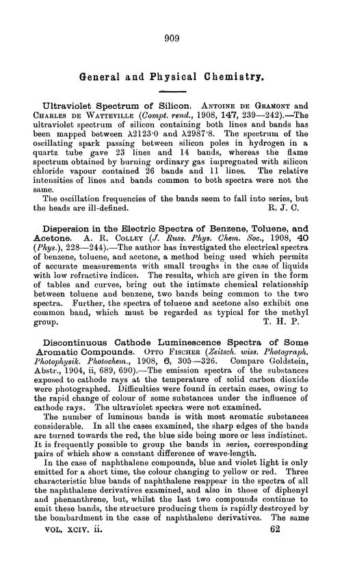 General and physical chemistry
