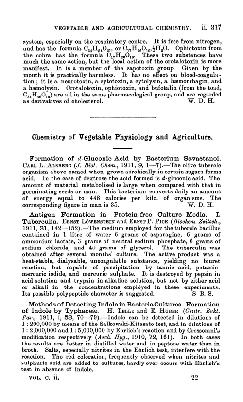 Chemistry of vegetable physiology and agriculture
