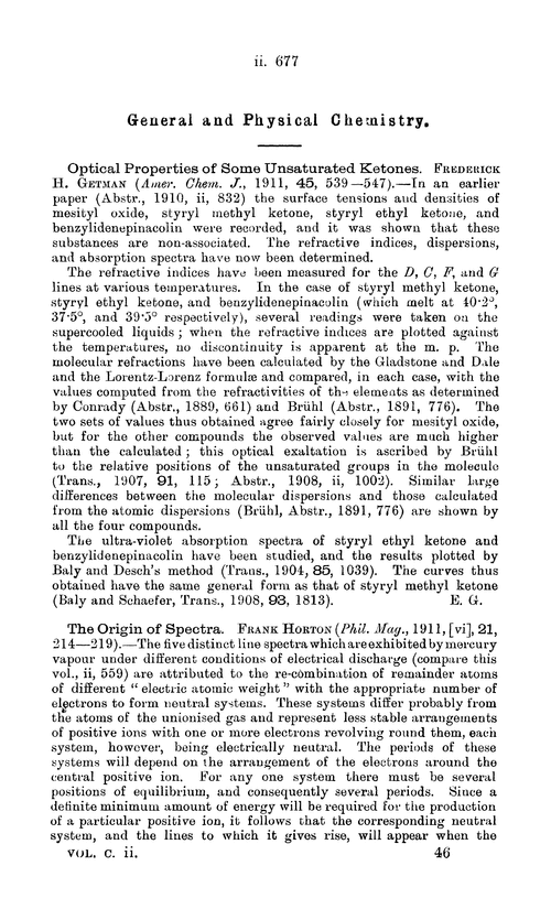 General and physical chemistry