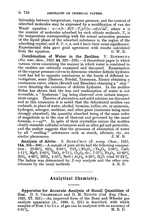 Analytical chemistry