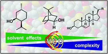 Graphical abstract: More complex, less complicated? Explicit solvation of hydroxyl groups for the analysis of VCD spectra
