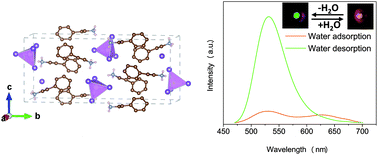 Graphical abstract: Reversible luminescent humidity chromism of organic–inorganic hybrid PEA2MnBr4 single crystals