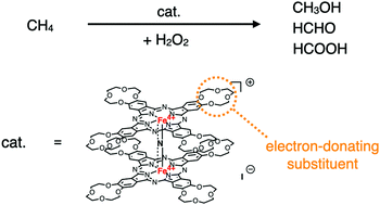 Graphical abstract: μ-Nitrido-bridged iron phthalocyanine dimer bearing eight peripheral 12-crown-4 units and its methane oxidation activity