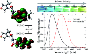 Graphical abstract: Thermal and solvatochromic effects on the emission properties of a thienyl-based dansyl derivative