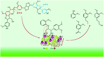 Graphical abstract: Cleavage of aryl–ether bonds in lignin model compounds using a Co–Zn-beta catalyst