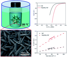Graphical abstract: Facile preparation of nickel hydroxide nanoplates on nickel foam for high performance hydrogen generation