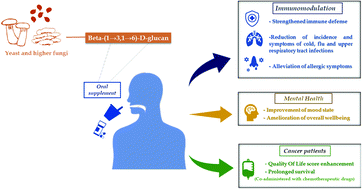 Graphical abstract: Effects of fungal beta-glucans on health – a systematic review of randomized controlled trials