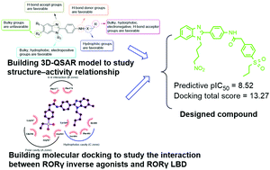 Graphical abstract: In silico design of RORγ inverse agonists based on 3D-QSAR and molecular docking