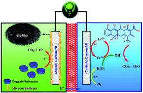 Graphical abstract: A novel bio-electro-Fenton system with dual application for the catalytic degradation of tetracycline antibiotic in wastewater and bioelectricity generation