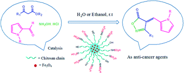 Graphical abstract: Magnetic sulfonated polysaccharides as efficient catalysts for synthesis of isoxazole-5-one derivatives possessing a substituted pyrrole ring, as anti-cancer agents