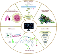 Graphical abstract: Molecular docking and dynamics based approach for the identification of kinase inhibitors targeting PI3Kα against non-small cell lung cancer: a computational study