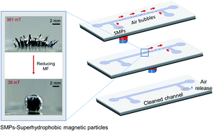 Graphical abstract: Underwater magneto-driven air de-bubbler