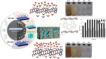 Graphical abstract: Low-cost membrane from polyethylene terephthalate bottle waste for water purification and chromium removal: modification and application