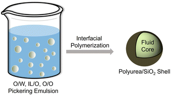 Graphical abstract: Wettability-tuned silica particles for emulsion-templated microcapsules