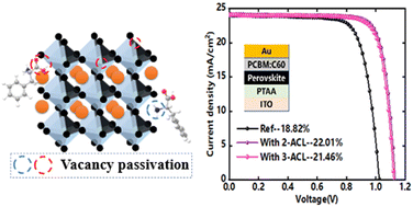 Graphical abstract: Boosting the performance of MA-free inverted perovskite solar cells via multifunctional amino acid additives
