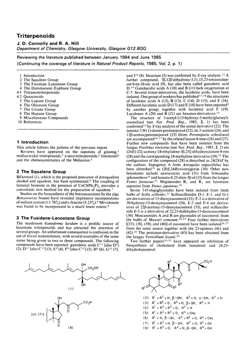 Triterpenoids