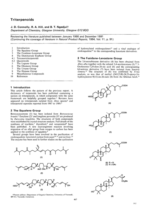 Triterpenoids
