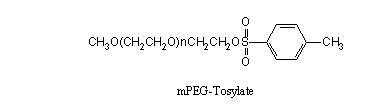 MPEG-TOSYL，甲氧基-聚乙二醇-对甲苯磺酸酯，mPEG-Tosylate