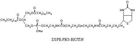 Biotin-PEG-DSPE，生物素-聚乙二醇-二硬脂酰磷脂酰乙醇胺