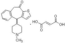 酮替芬延胡索酸HPLC≥98%