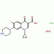 盐酸环丙沙星一水物(86393-32-0)分析标准品,HPLC≥98%