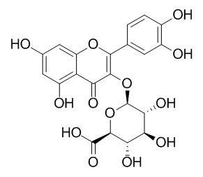 槲皮素3-O-葡萄糖酸苷(22688-79-5)分析标准品,HPLC≥95%