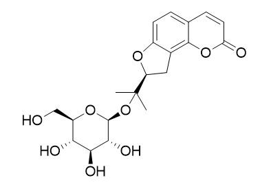 Columbianetin beta-D-glucopyranoside 二氢山芹醇 β-D-葡萄糖苷 CAS:55836-35-6