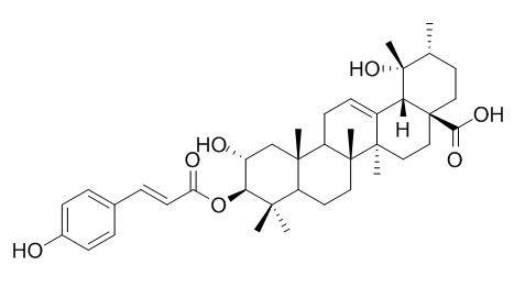 3-O-trans-p-Coumaroyltormentic acid 3-O-反式对香豆酰委陵菜酸 CAS:121064-78-6