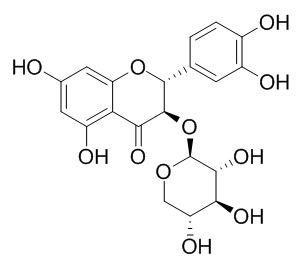 Taxifolin 3-O-beta-D-xylopyranoside 紫杉叶素3-O-beta-D-吡喃木糖苷 CAS:40672-47-7