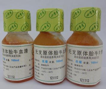 四季青超级新生牛血清(无支原体)500ml