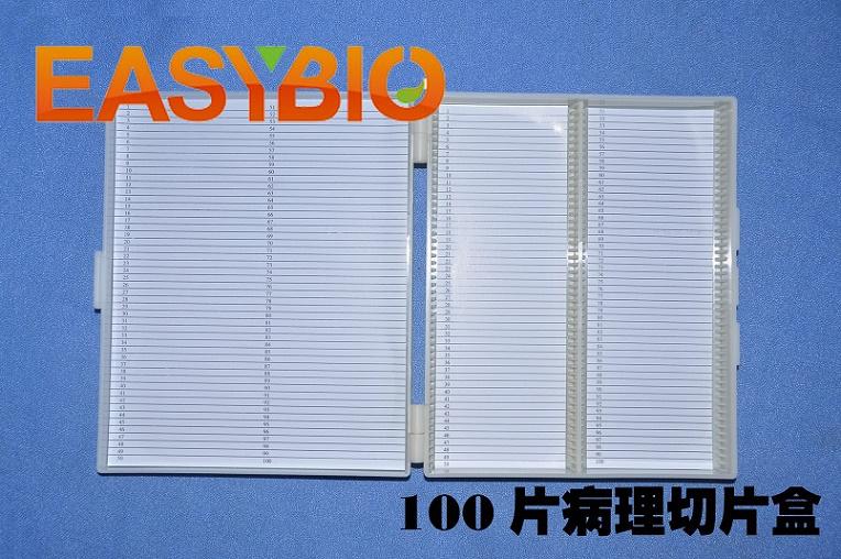100片玻片盒/载玻片盒 100片病理切片盒 病理耗材