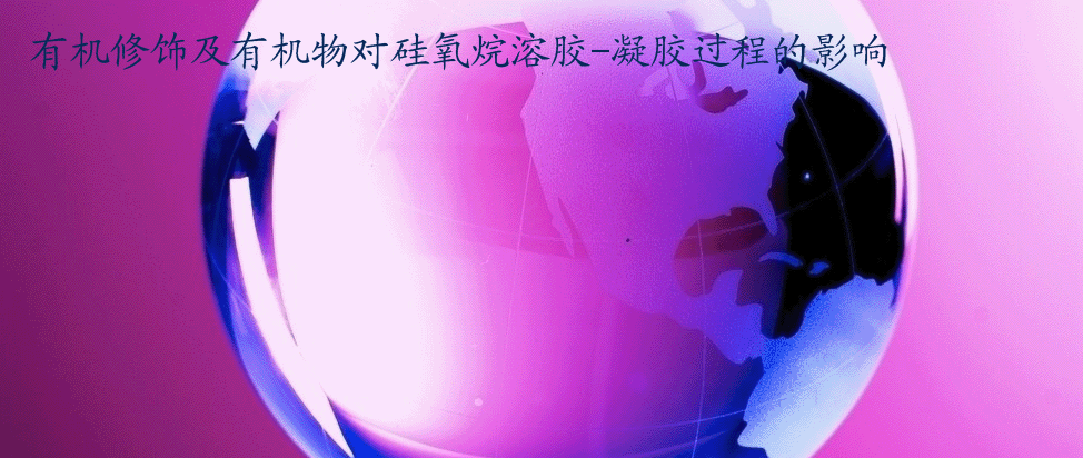 有机修饰及有机物对硅氧烷溶胶-凝胶过程的影响