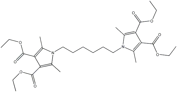 Tetraethyl 1,1'-hexamethylenebis(2,5-dimethyl-1H-pyrrole-3,4-dicarboxylate)