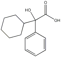 2-环己基-2-苯基乙醇酸结构式