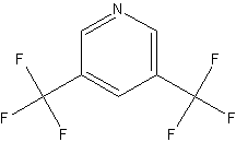 3,5-双(三氟甲基)吡啶结构式
