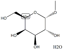 甲基 α-D-半乳糖皮蒽水合物结构式