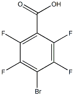 4-溴-2,3,5,6-四氟苯甲酸结构式