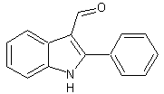 2-苯基吲哚-3-甲醛结构式