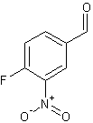 4-氟-3-硝基苯甲醛结构式