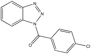 1-(4-氯苯甲酰)-1H-苯并三唑结构式