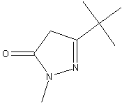 3-tert-Butyl-1-methyl-2-pyrazolin-5-one