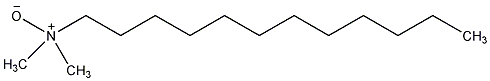 N,N-二甲基十二烷胺-N-氧化物结构式