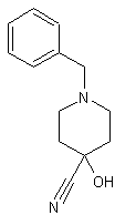 1-benzyl-4-cyano-4-hydroxypiperidine