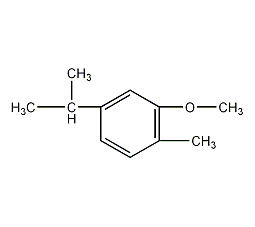 香芹酚甲醚结构式