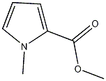 1-甲基-2-甲氧羧基吡咯甲酯结构式