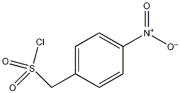 (4-硝基苯基)甲磺酰氯结构式