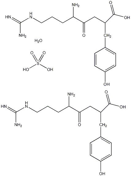 (2R,5S)-5-Amino-8-guanido-4-oxo-2-p-hydroxyphenylmethyloctanoic acid