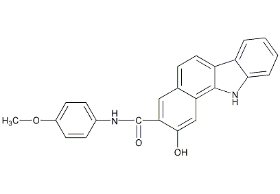 2-Hydroxy-N-(4-methoxyphenyl)-11H-benzo[a]carbazole-3-carboxamide
