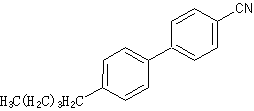 4-氰-4'-戊基联苯结构式